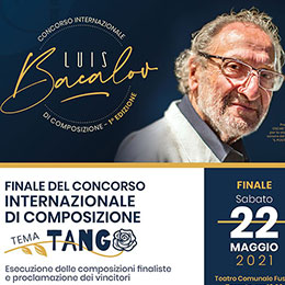 ICO MAGNA GRECIA, Sabato 22 maggio Teatro Comunale Fusco, Finale del Concorso internazionale di composizione “Luis Bacalov”